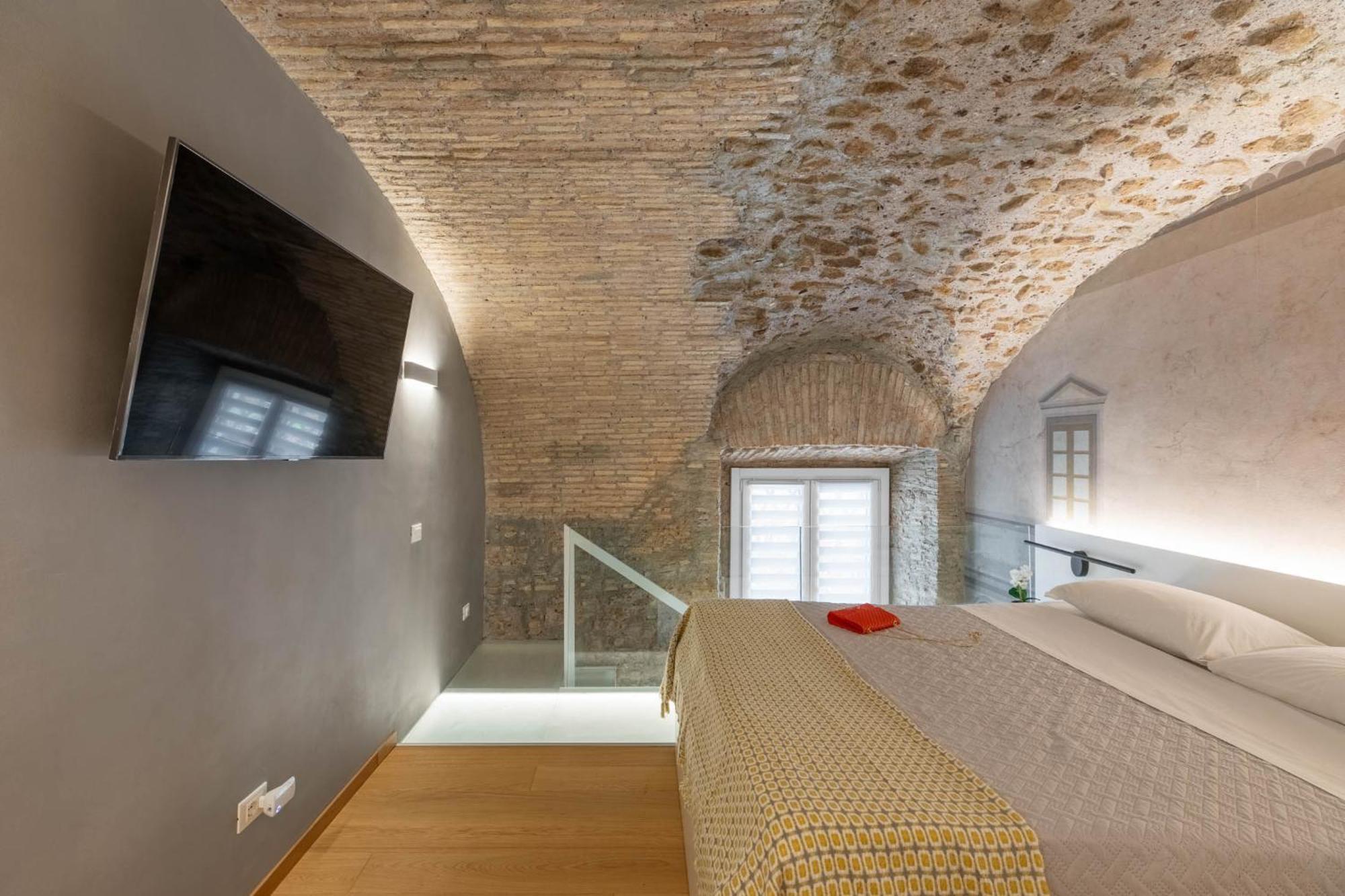 Ferienwohnung Iflat Glass And Stone Loft Rom Exterior foto