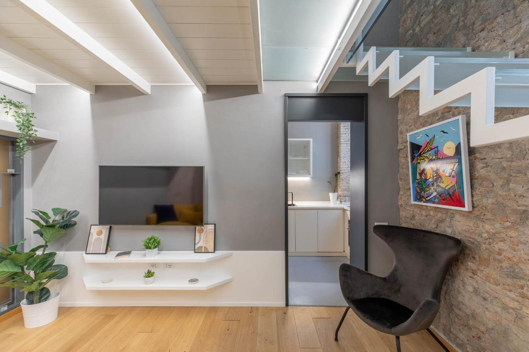 Ferienwohnung Iflat Glass And Stone Loft Rom Exterior foto