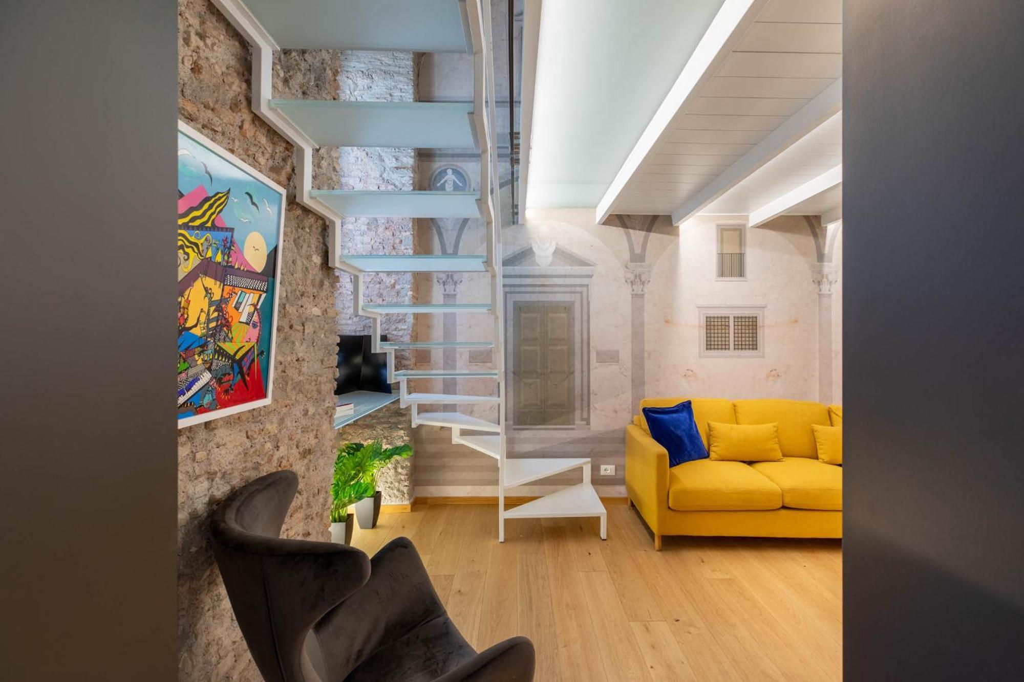 Ferienwohnung Iflat Glass And Stone Loft Rom Exterior foto