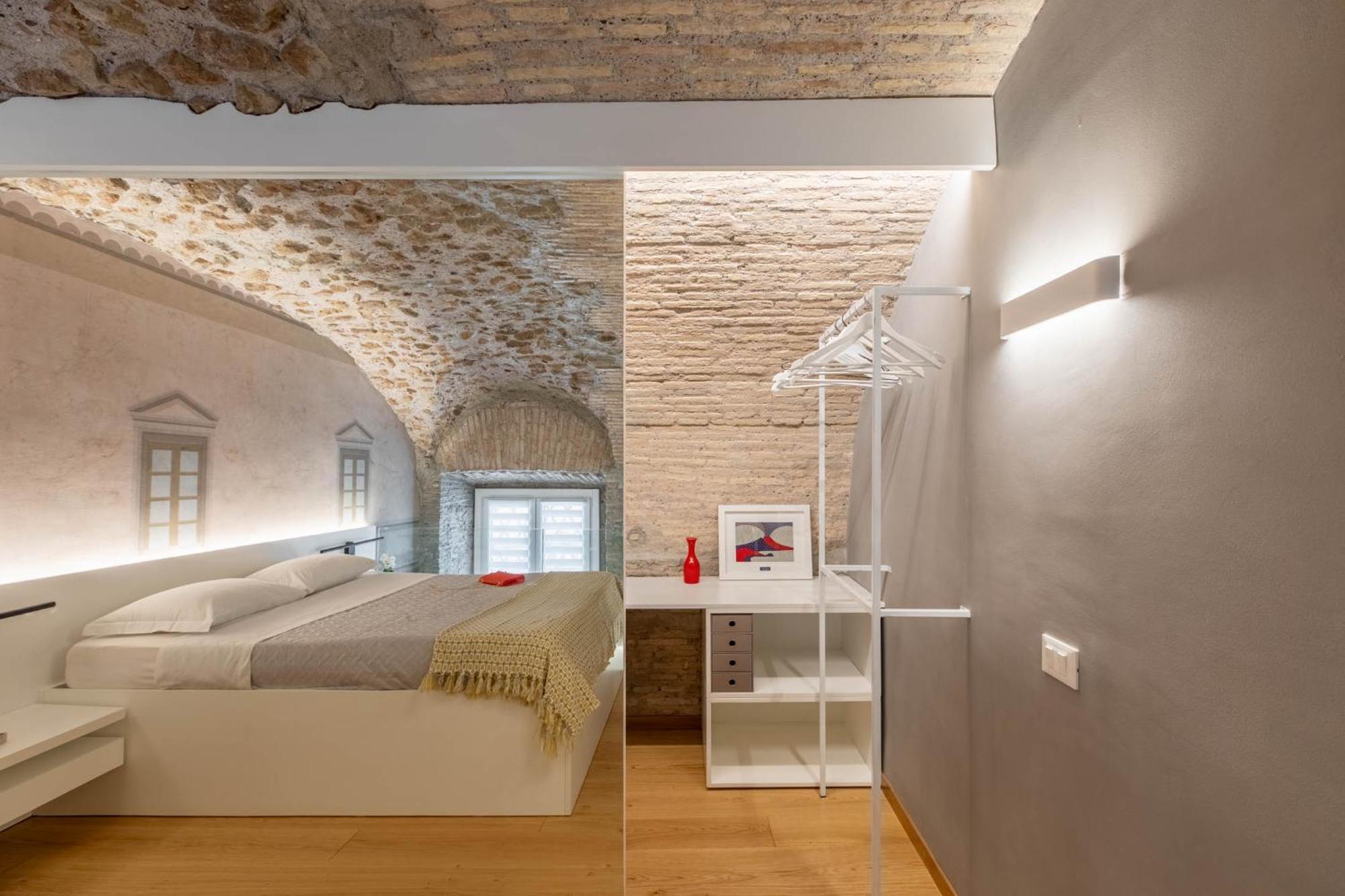 Ferienwohnung Iflat Glass And Stone Loft Rom Exterior foto
