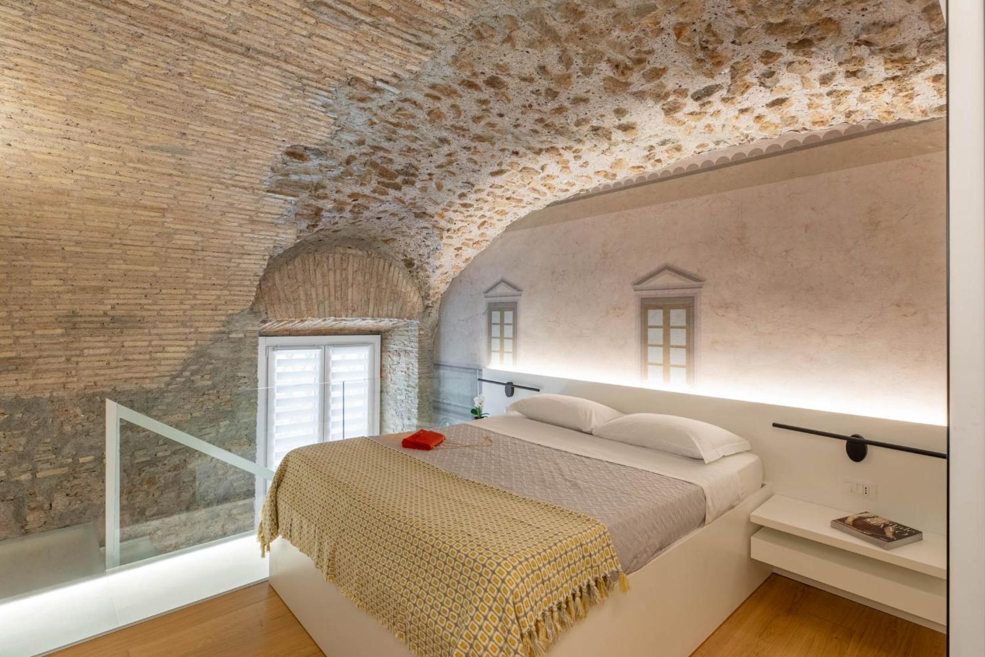 Ferienwohnung Iflat Glass And Stone Loft Rom Exterior foto