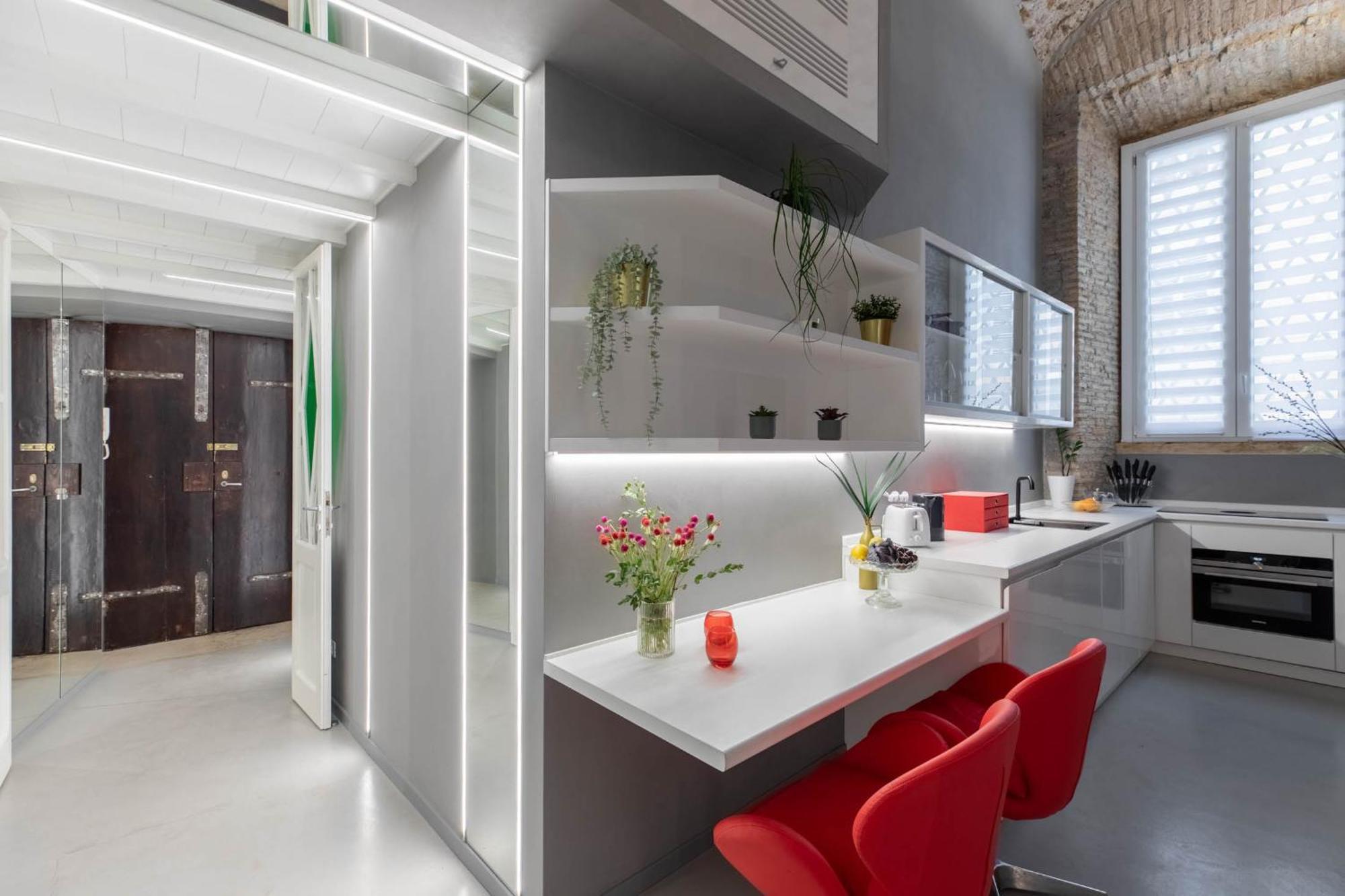 Ferienwohnung Iflat Glass And Stone Loft Rom Exterior foto